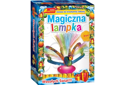 Magiczna lampka. Paw EDYCJA ŚWIĄTECZNA