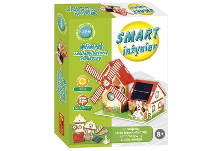 SMART inżynier - wiatrak zasilany baterią słoneczną